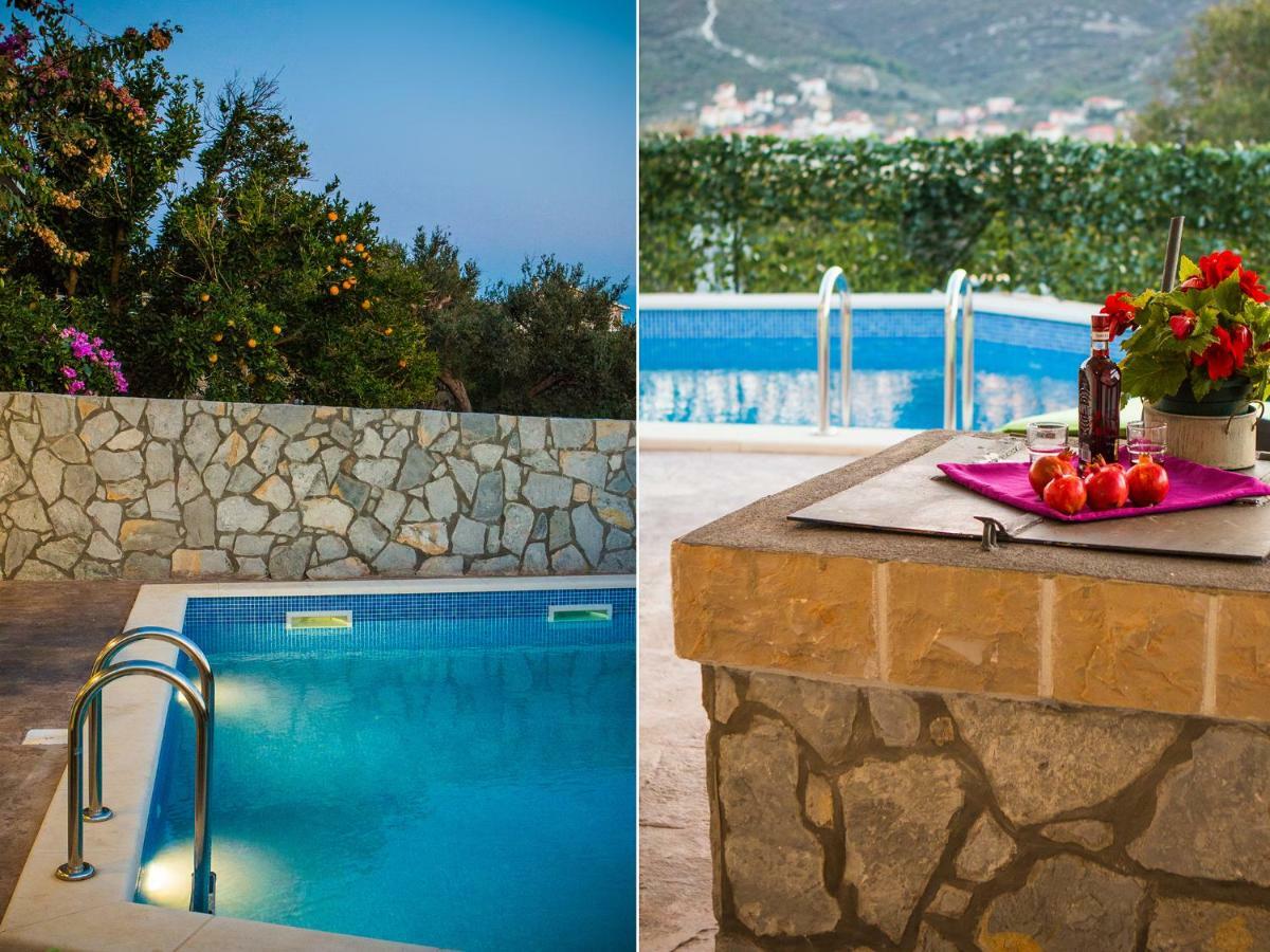 Vinišće Villa Croatia Sea View With Heated Pool מראה חיצוני תמונה